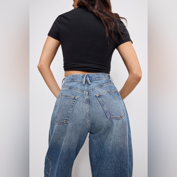 Good American GOOD EXTREME BARREL JEANS - Picture 4 of 13